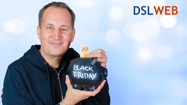 Black Friday 2025: DSLWEB empfiehlt, Internetangebote am Durchschnittspreis zu messen