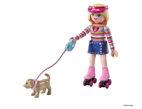 Playmobil und Mattel vereinen zwei Ikonen: Barbie® wird Teil der Playmobil-Welt Erster Einblick zeigt Barbie auf Rollschuhen – vollständiger Produktlaunch