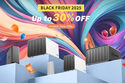 TerraMaster Black Friday & Cyber Monday 2025 Mega-Sale ist da: Bis zu 30 % Rabatt auf NAS & DAS – Starten Sie Ihr Speicher-Upgrade!