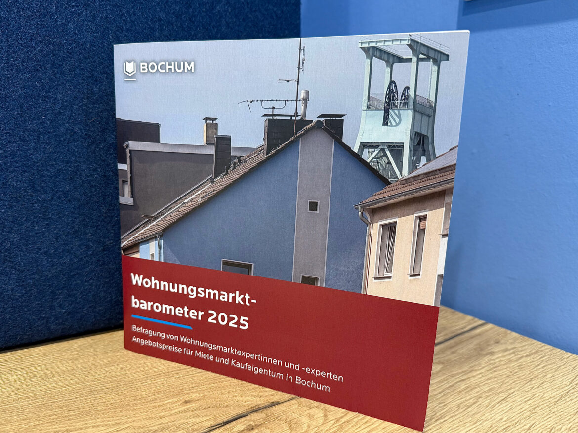 Stadt Bochum: stellt Broschüre „Wohnungsmarktbarometer 2025“ vor