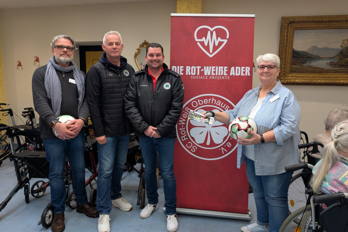 Oberhausen: RWO besucht Ameos Pflegezentrum St. Clemen