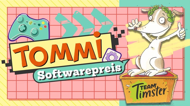 KiKA präsentiert den Deutschen Kindersoftwarepreis TOMMI 2025 Preisverleihung für die besten Spiele und Apps am 14. Dezember 2025 im Medienmagazin „Team Timster“