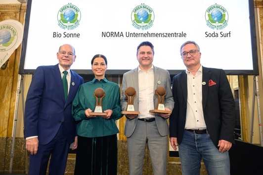 NORMA dreifach nachhaltig: BIO SONNE, SODASURF und die Unternehmenszentrale von GREEN BRANDS Germany ausgezeichnet Fränkischer Lebensmittel-Discounter erneut für 2025 und 2026 revalidiert