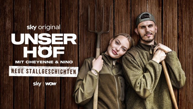 „Unser Hof – Mit Cheyenne und Nino“- einstündiges Special startet am 20. Januar auf Sky und WOW