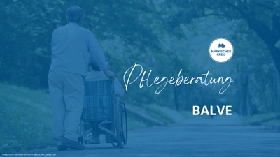 Märkischer Kreis: Sprechstunde der Pflegeberatung in Balve