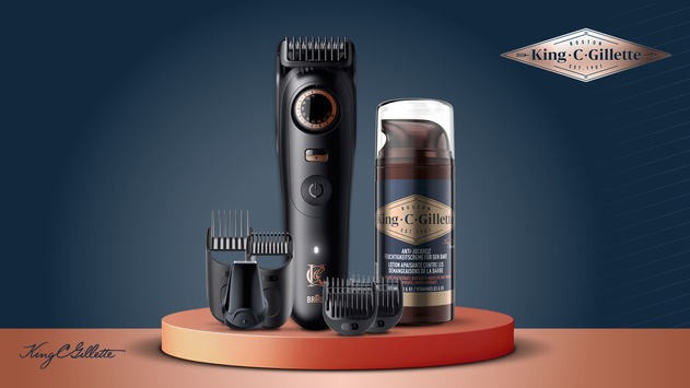 Bartpflege auf neuem Level King C. Gillette erweitert sein Pflege