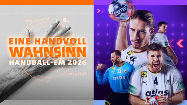 Handball-EM 2026 Hauptrunde: Deutschland – Portugal und Deutschland – Dänemark live im Ersten und in der ARD Mediathek