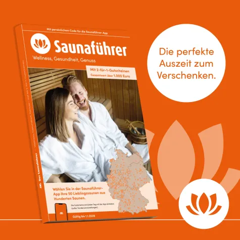 Der neue Saunaführer mit 50 Gutscheinen ist da