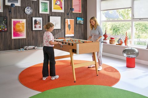Teppich-Layering: Farbe schafft Atmosphäre
