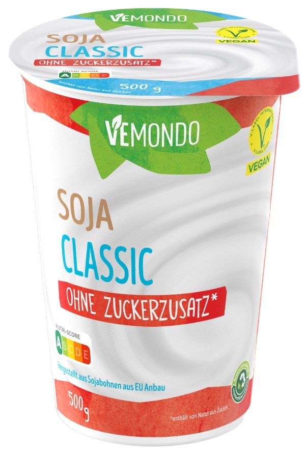 Der Lieferant N+G Frischprodukten Vertriebs-GmbH informiert über einen Warenrückruf des Produktes „Vemondo Soja Classic, ohne Zuckerzusatz, 500g“.