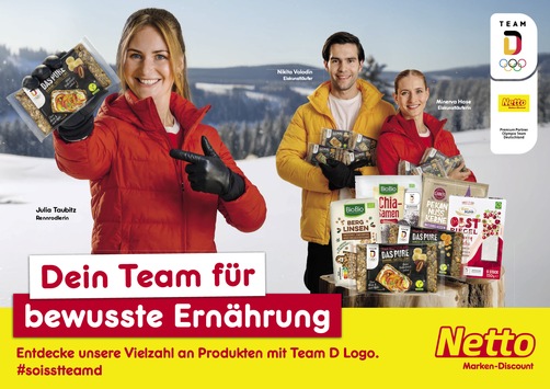 Wintersport-Stimmung in Filialen von Netto Marken-Discount: