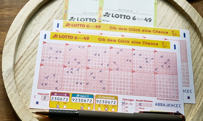 Millionär zum Tag des Glücks Tipper aus NRW bei Sonderauslosung von LOTTO 6aus49 erfolgreich