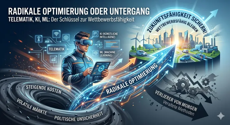 Field Service neu gedacht: Mit Telematik, KI und ML bis zu 40 % Kosten sparen