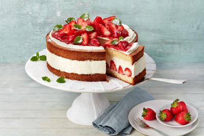 Erdbeer-Sahne-Torte