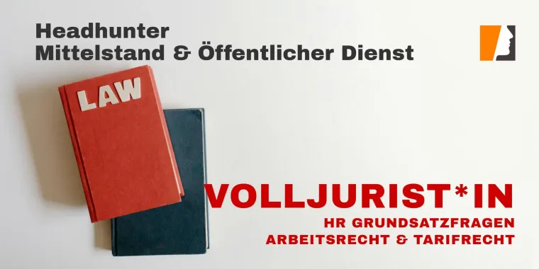 Kontrast Headhunter: Executive Search Volljurist*in für Gruppenleitung Personalgrundsatz
