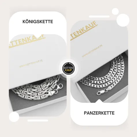Unterschied zwischen Königsketten und Silberketten – Design & Qualität erklärt