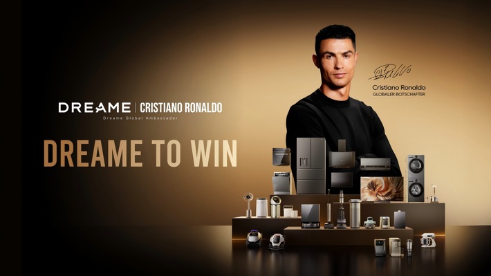 Eine Allianz der Spitzenklasse: Dreame ernennt Cristiano Ronaldo zum neuen globalen Markenbotschafter