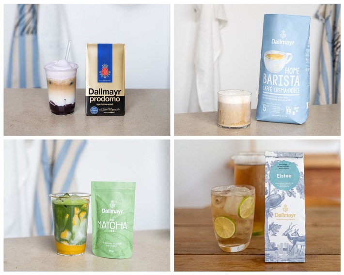 Iced-Rezepte: Abkühlung für den Sommer – Dallmayr präsentiert vier erfrischende Iced-Rezepte für jeden Geschmack