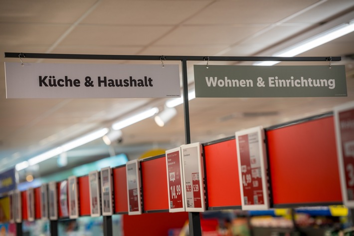 Maximale Orientierung mit den Non Food-Themenwelten: Lidl ordnet den Non Food-Bereich deutschlandweit neu