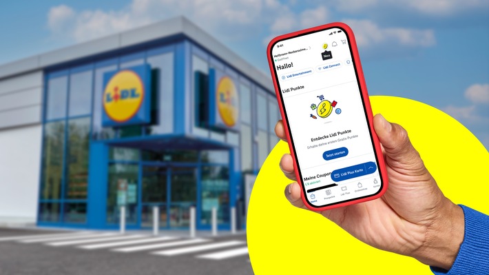Mit Einkäufen punkten: Lidl Plus bietet neue Vorteile Über 200 Prämien durch flexibles Punktesammeln in der Filiale und online