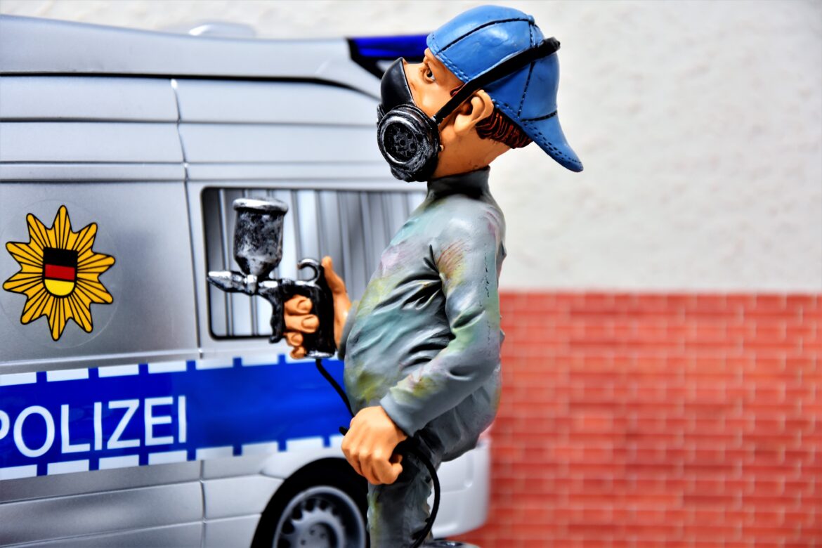 Hagen-Altenhagen: Polizeibeamte stellen Graffiti-Sprayer in Altenhagen