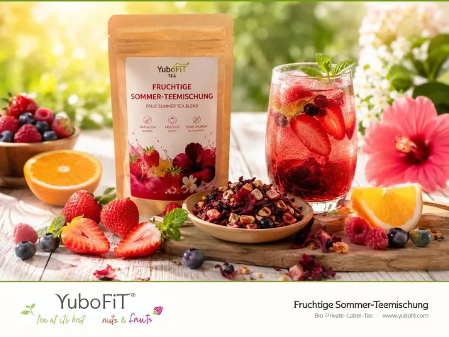 Sommer im Glas: YuboFiT® Tee Manufaktur launcht große Sommertee-Edition zum Selbstbranden