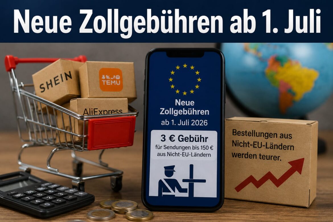 Neue Zollgebühren ab 1. Juli: Online-Bestellungen bei Temu, Shein & Co. werden teurer