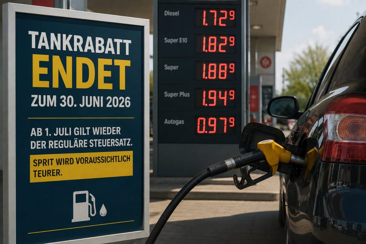 Tankrabatt endet zum 1. Juli: Autofahrer müssen sich auf höhere Spritpreise einstellen