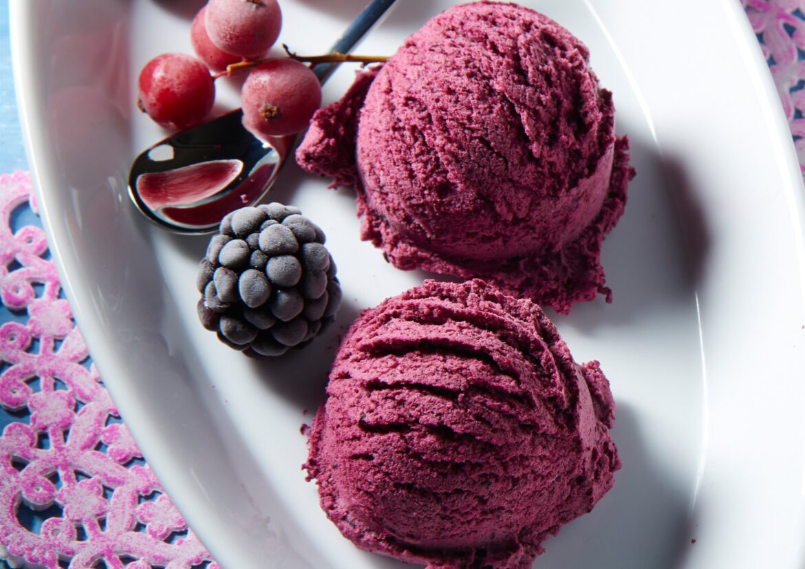 Beeren-Eis mit Joghurt