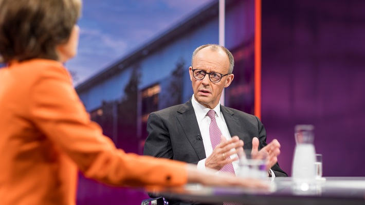 Bundeskanzler Friedrich Merz bei Maybrit Illner im ZDF