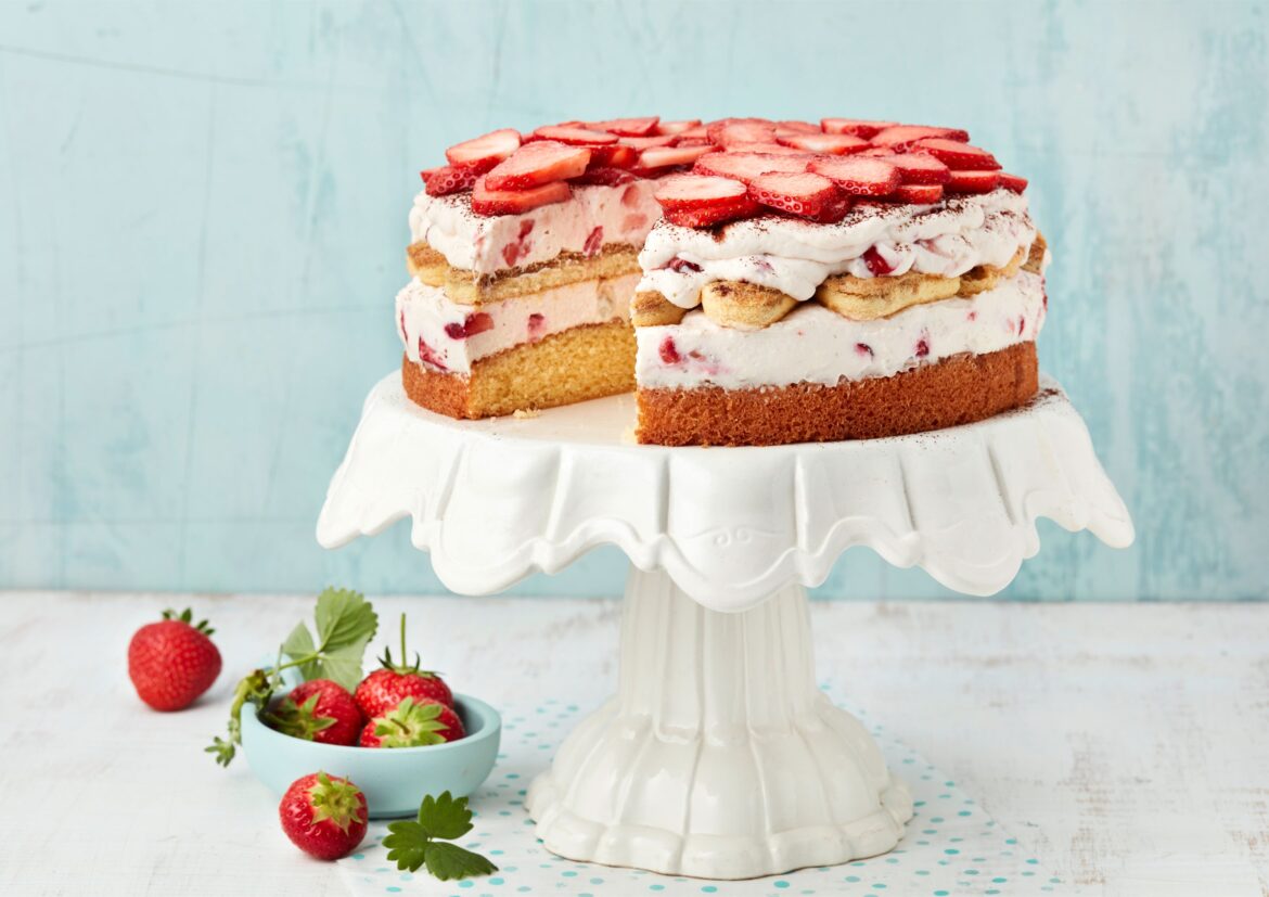 Erdbeer-Tiramisu-Torte
