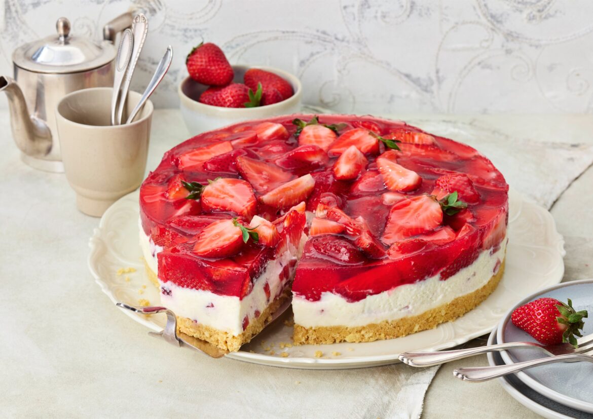 Erdbeerkuchen ohne Backen