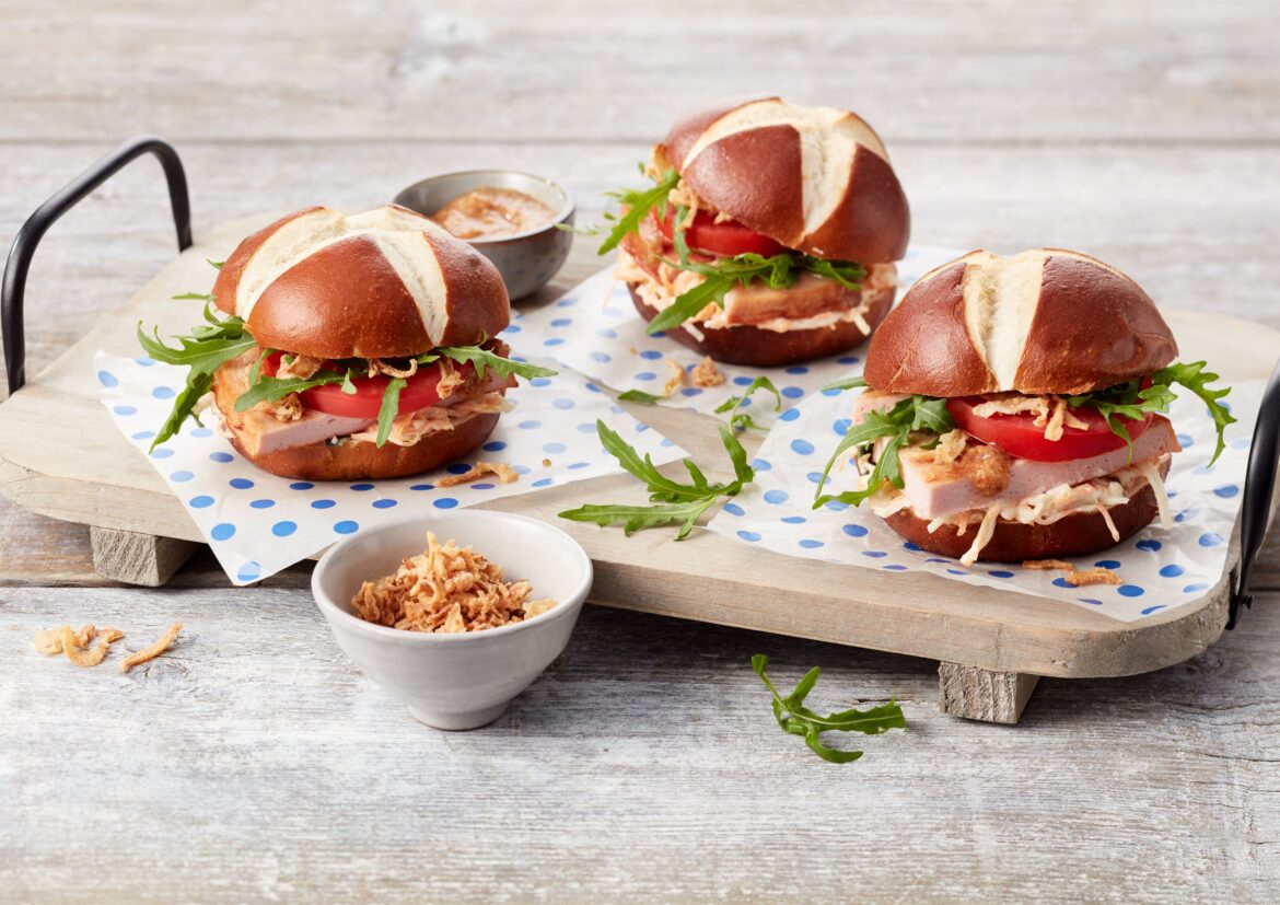 Leberkäse-Burger