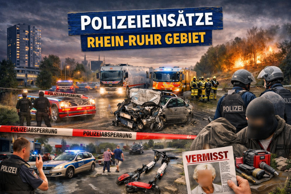 Polizeiliche Ereignisse im Rhein‑Ruhr‑Gebiet (01. Juli – 19. Juli 2026)