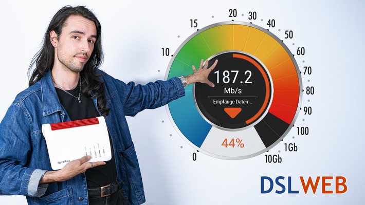 Langsames Internet ist kein Zustand: Internetgeschwindigkeit mit dem DSLWEB Speedtest messen