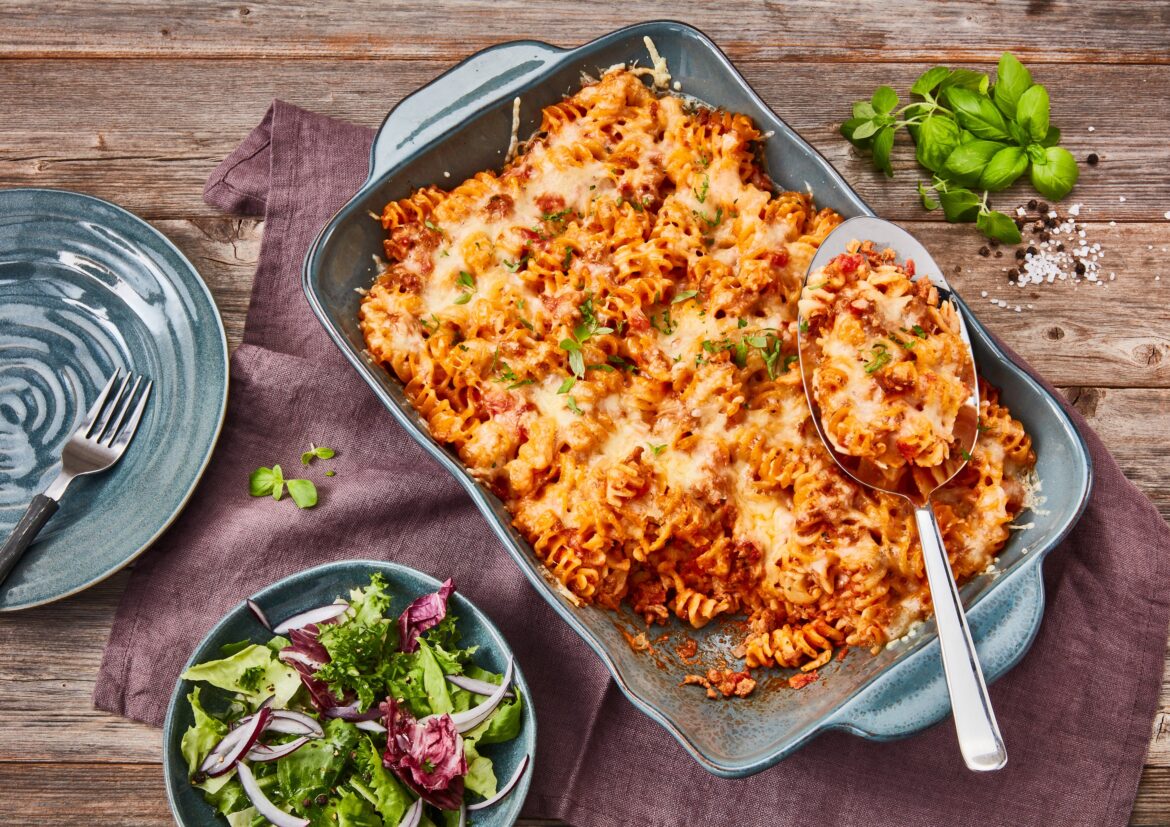 Nudelauflauf mit Hackfleisch