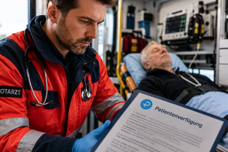 Patientenverfügung beim Notarzt: Wenn Sekunden über den Patientenwillen entscheiden