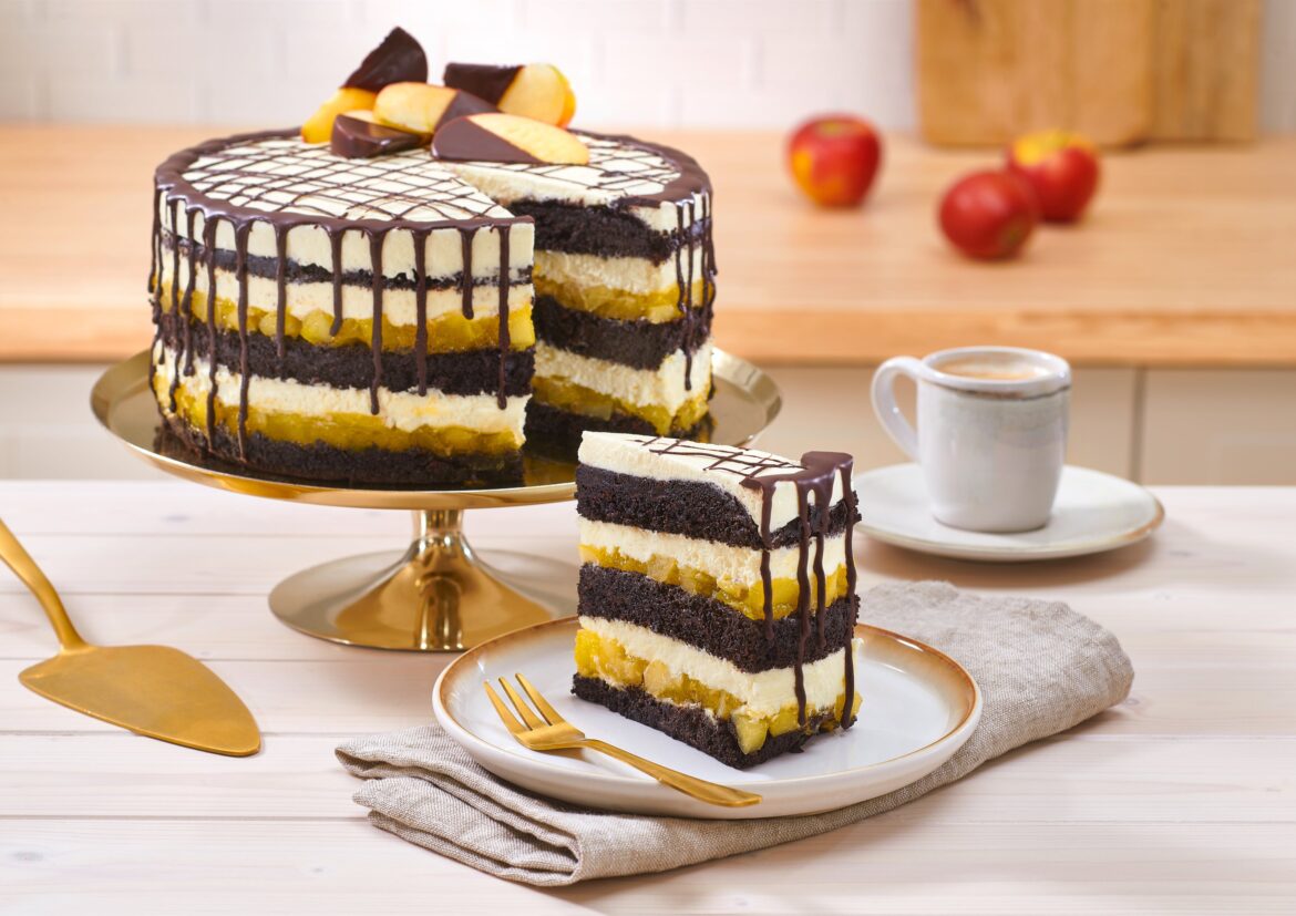 Apfel-Schoko-Torte
