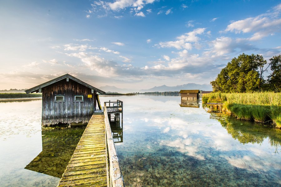 Zwischen Schotter, See und Steigung
