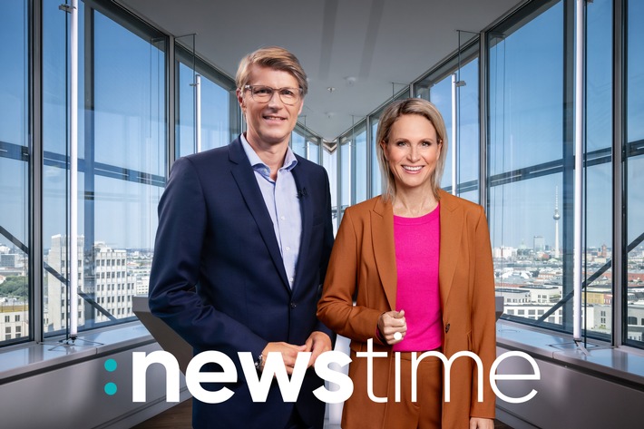 Lars Klingbeil, Ines Schwerdtner, Franziska Brantner und Tino Chrupalla stehen Rede und Antwort in SAT.1