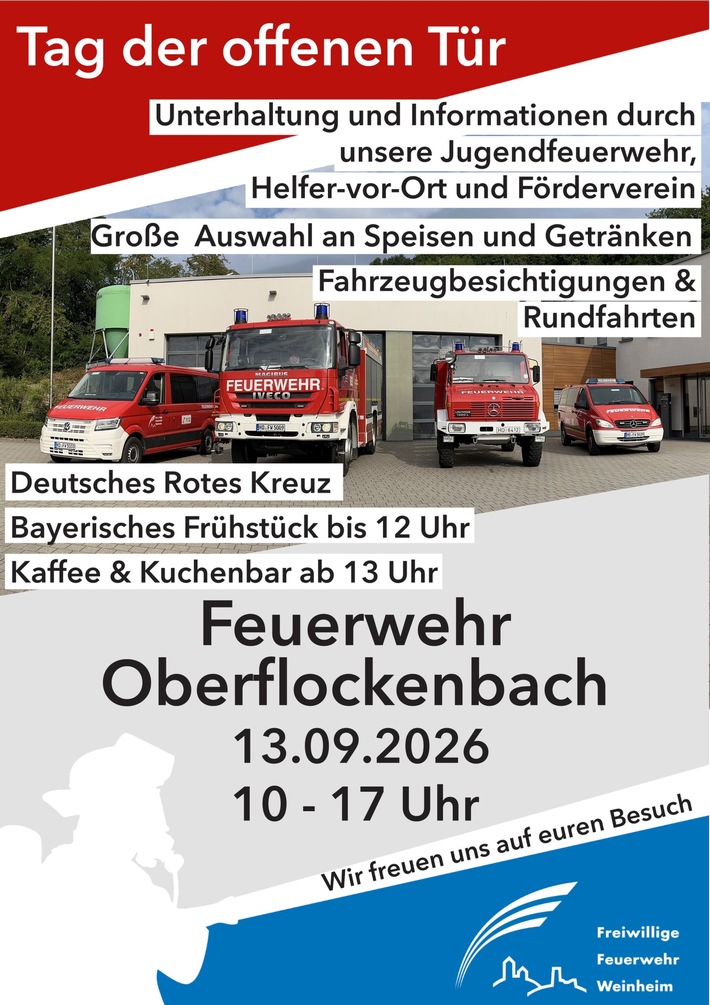Weinheim: Tag der offenen Tür am 13. September in Oberflockenbach