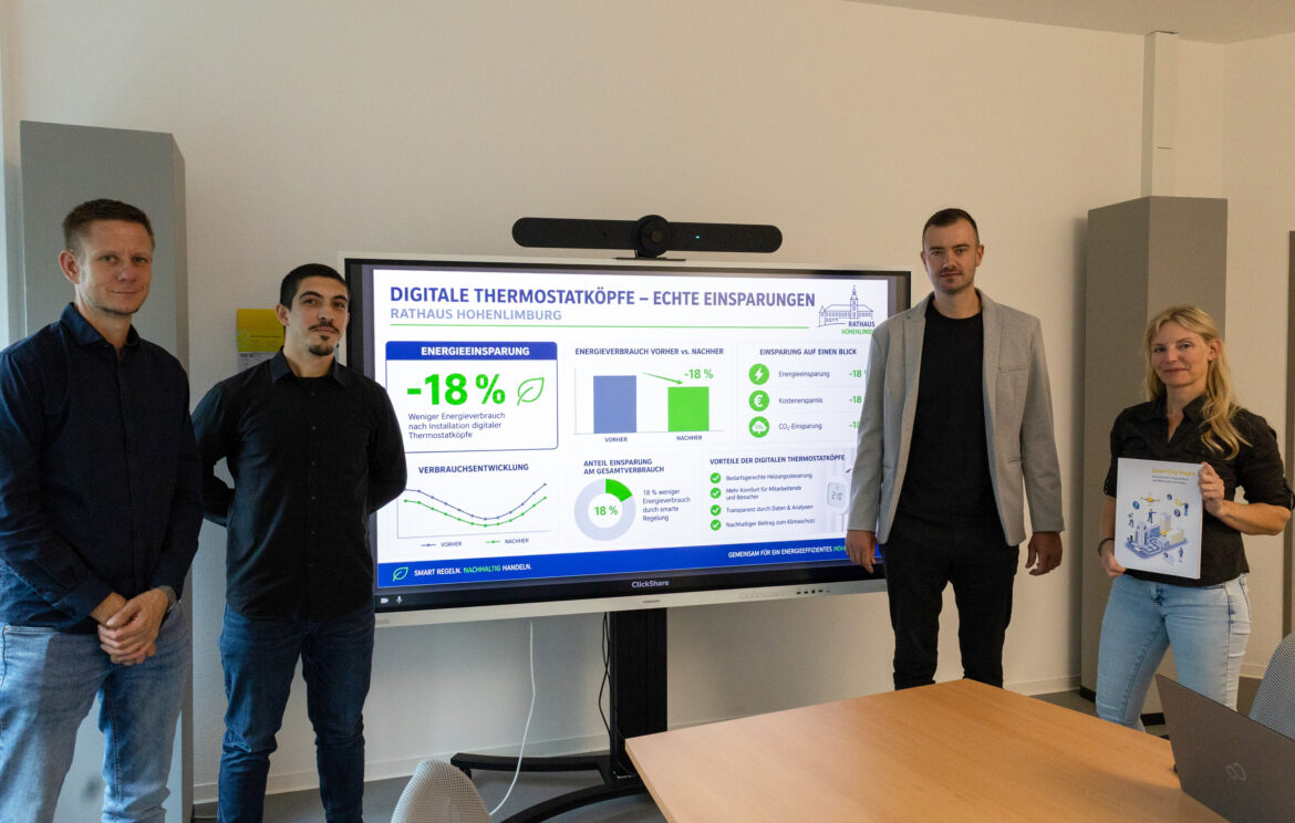 Hagen: Intelligente Thermostatventile sparen rund 20 Prozent Energie im Rathaus Hohenlimburg