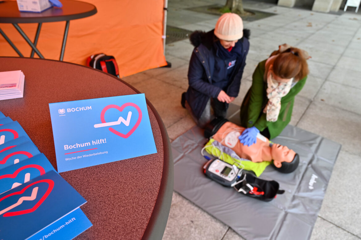 „Bochum rettet Leben!“ – Aktionstag zur „Woche der Wiederbelebung“