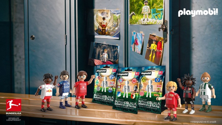 Achtung, ansteckend: Bundesliga-Sammelfieber bei Playmobil Playmobil bringt erstmals Spieler aller Bundesliga-Clubs als Sammelfiguren auf den Markt