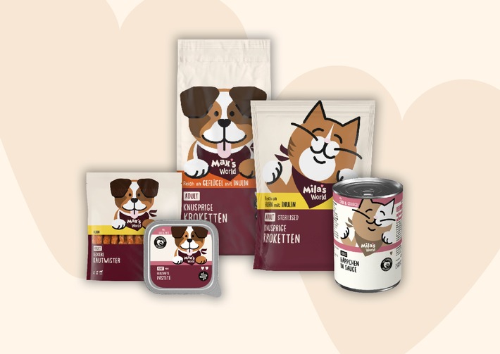 Lidl stellt sein Tierbedarf-Sortiment unter der Marke Max & Mila’s World neu auf