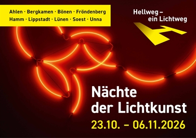 Hamm: Lichtkunst bringt neue Perspektiven nach Hamm: 9. Nächte der Lichtkunst mit Lichtreise am 23. Oktober und Künstlergespräch am 4. November