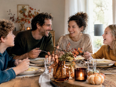Familienessen, das alle begeistert