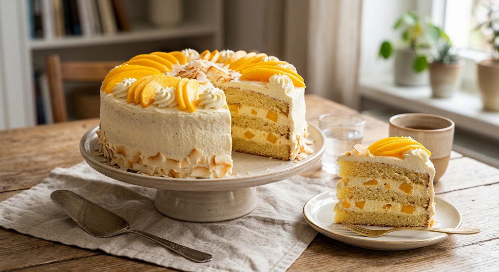 Mango-Sahne-Torte – fruchtig, cremig und himmlisch lecker
