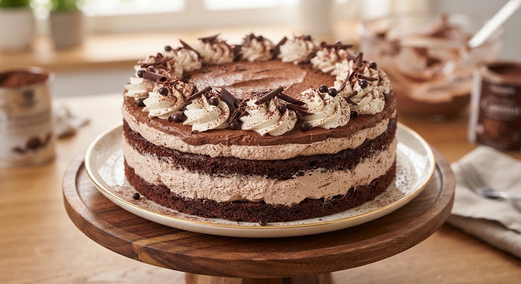 Traumhafte Schoko-Mousse-Torte