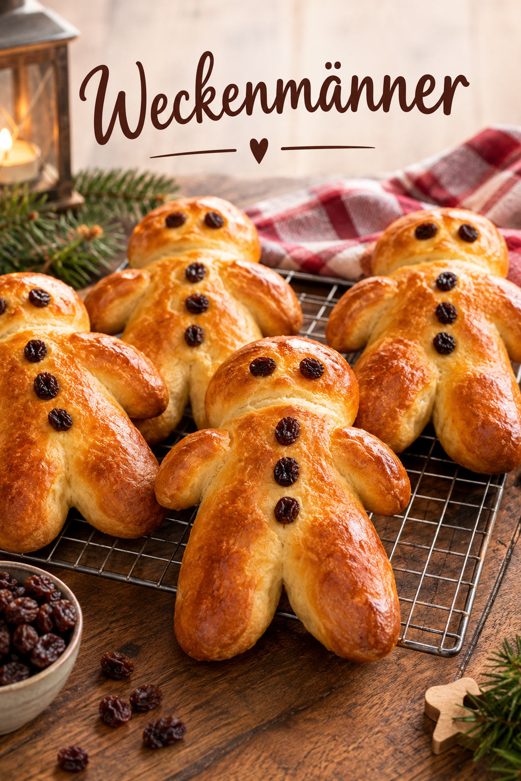 Weckenmänner Rezept – fluffige Martinsmänner aus Hefeteig selber backen